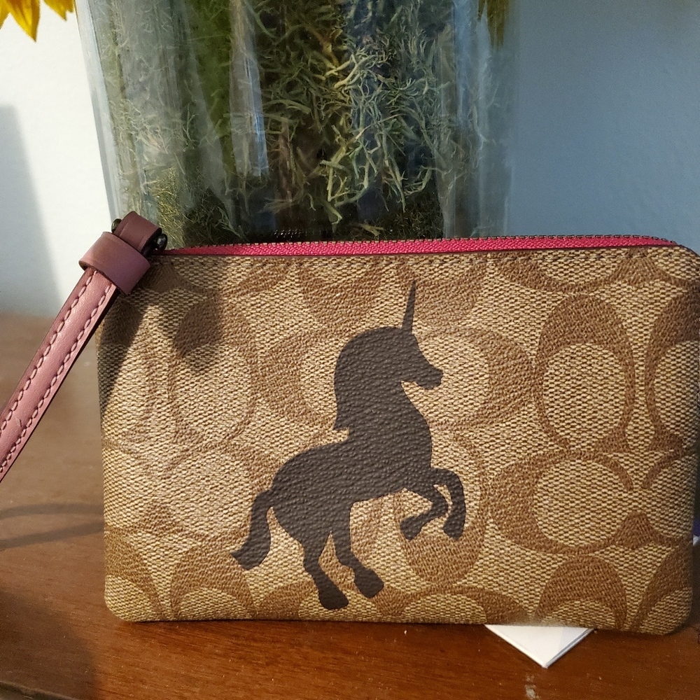 Coach Unicorn Wristlet